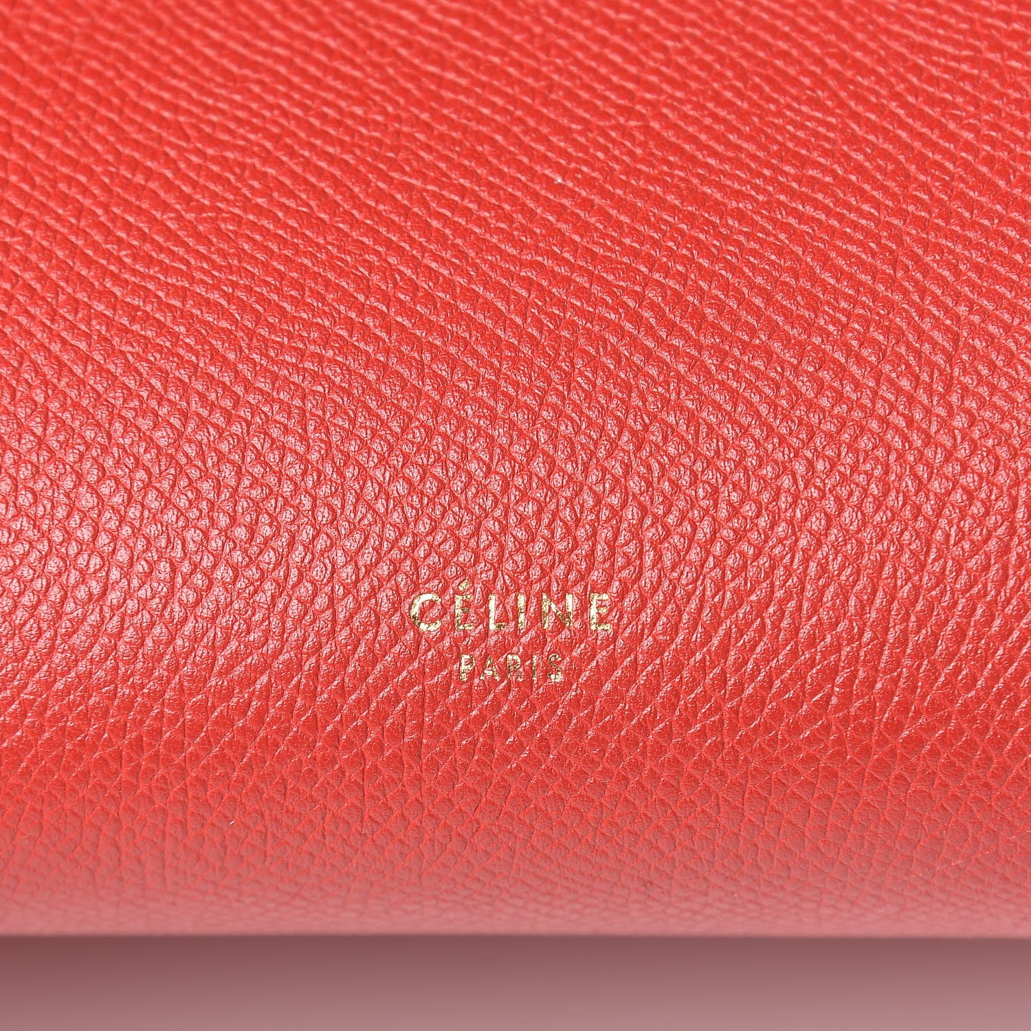 Celine Grained Calfskin Mini Belt Bag Coquelicot 6 of 13