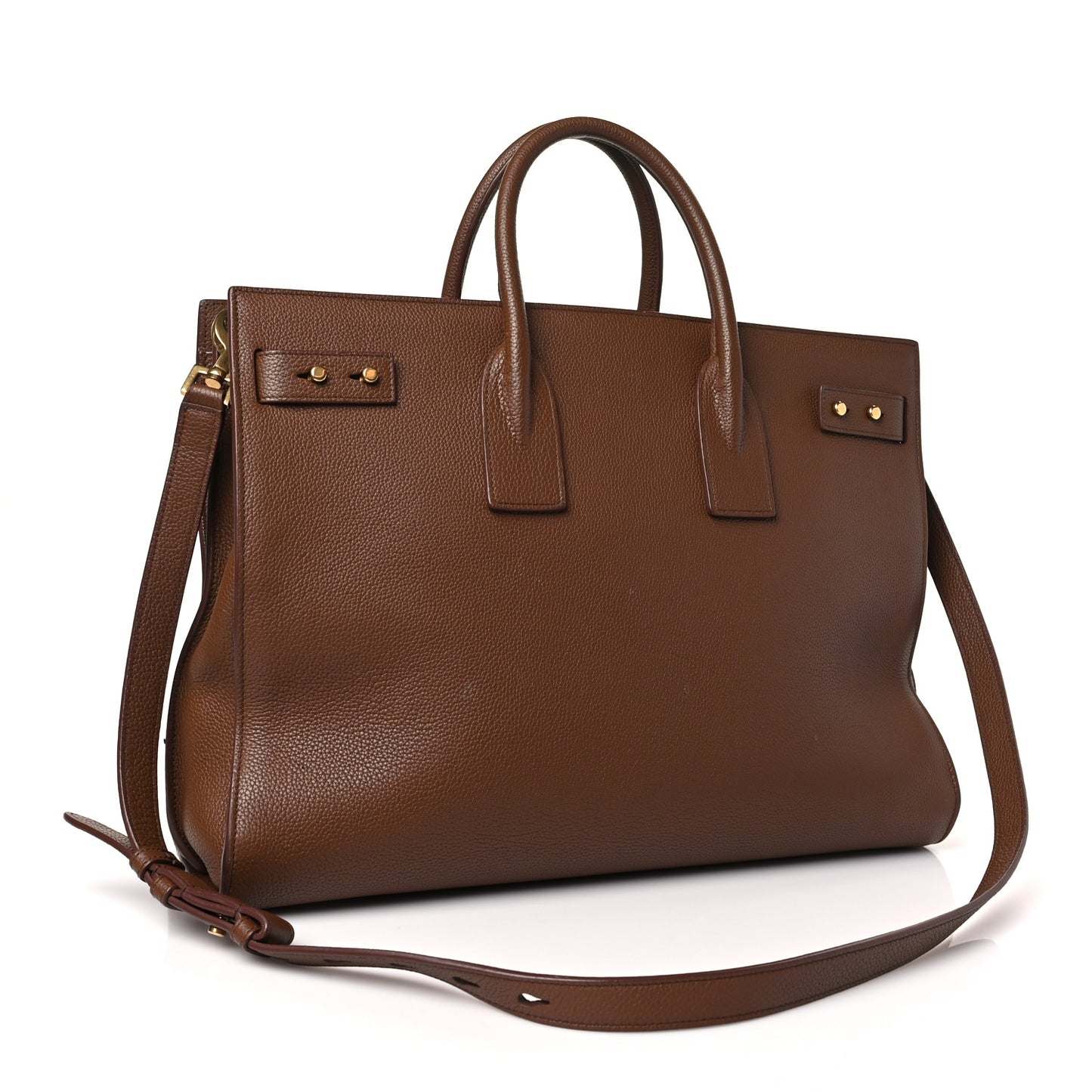 Grained Calfskin Large Thin Sac De Jour Toasted Brown