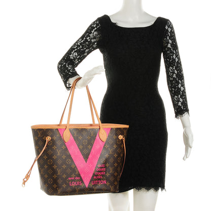 Louis Vuitton Monogram V Neverfull MM Grenade 3 of 8