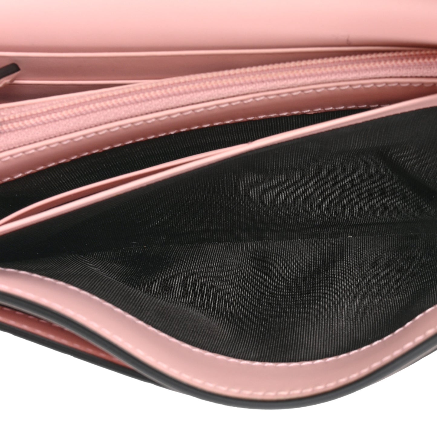 Guccissima Signature Crystal Cat Continental Flap Wallet Light Candy Pink