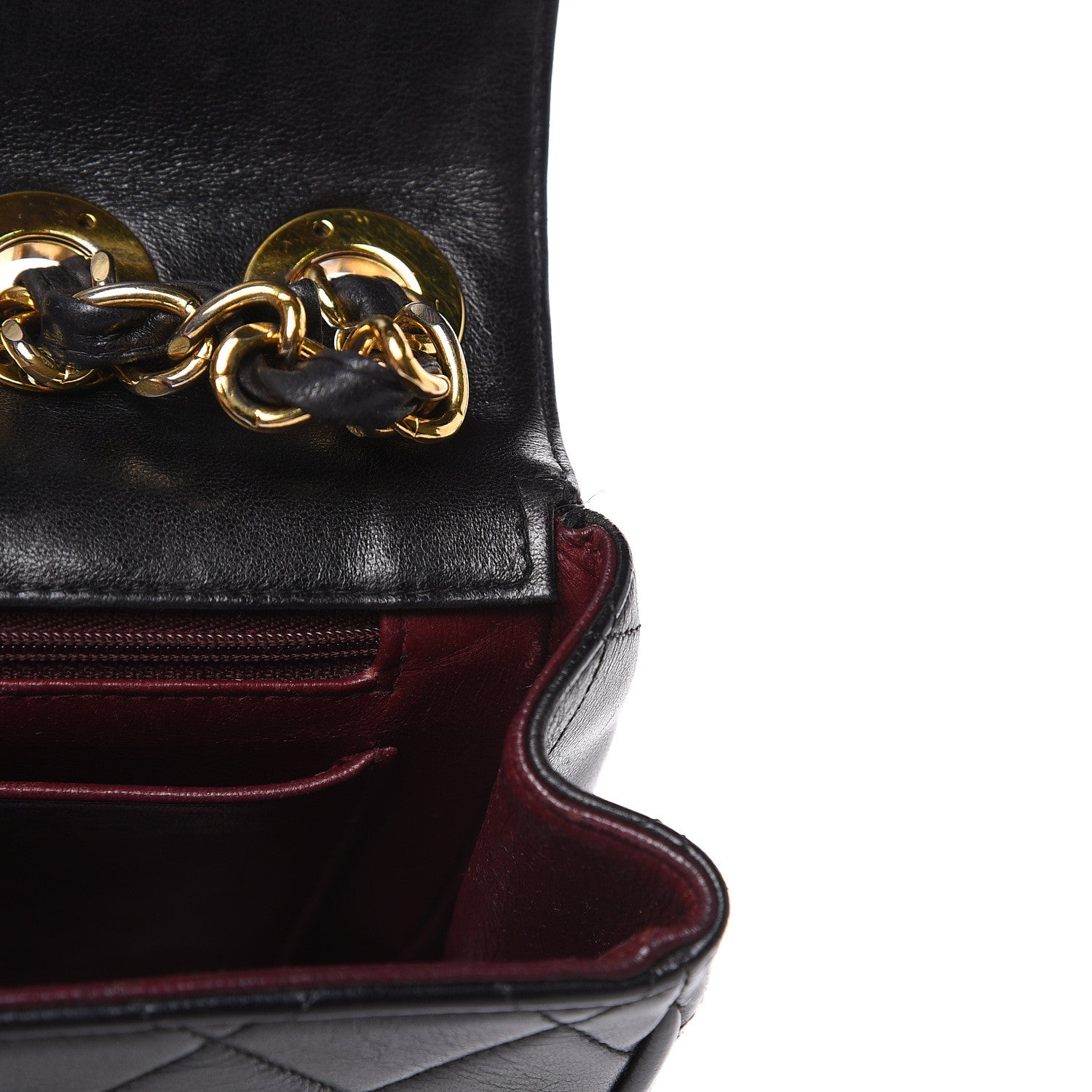Chanel Lambskin Quilted Jumbo Single Flap Black 17 of 21