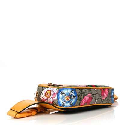 Gucci GG Supreme Monogram Flora Medium Ophidia Belt Bag Beige Multicolor Crop 4 of 11