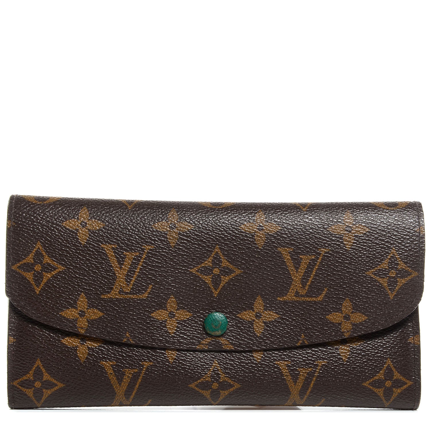 Louis Vuitton Monogram Emilie Wallet Green 1 of 7