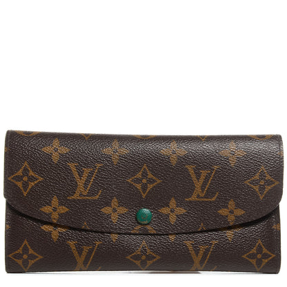 Louis Vuitton Monogram Emilie Wallet Green 1 of 7
