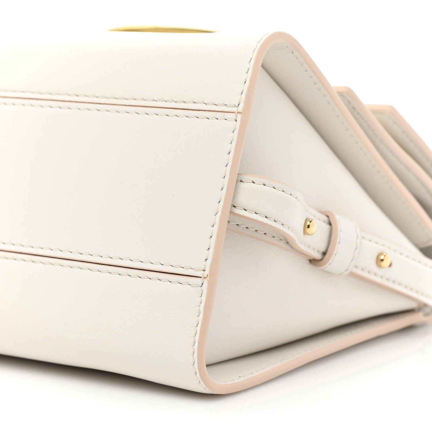 Alexander McQueen Calfskin The Small Story Bag Deep Ivory 7 of 10