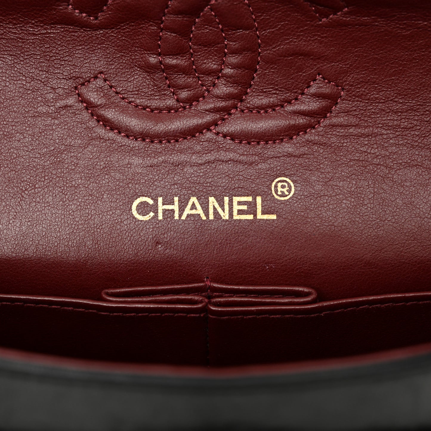 Lambskin Quilted Small Double Flap Black