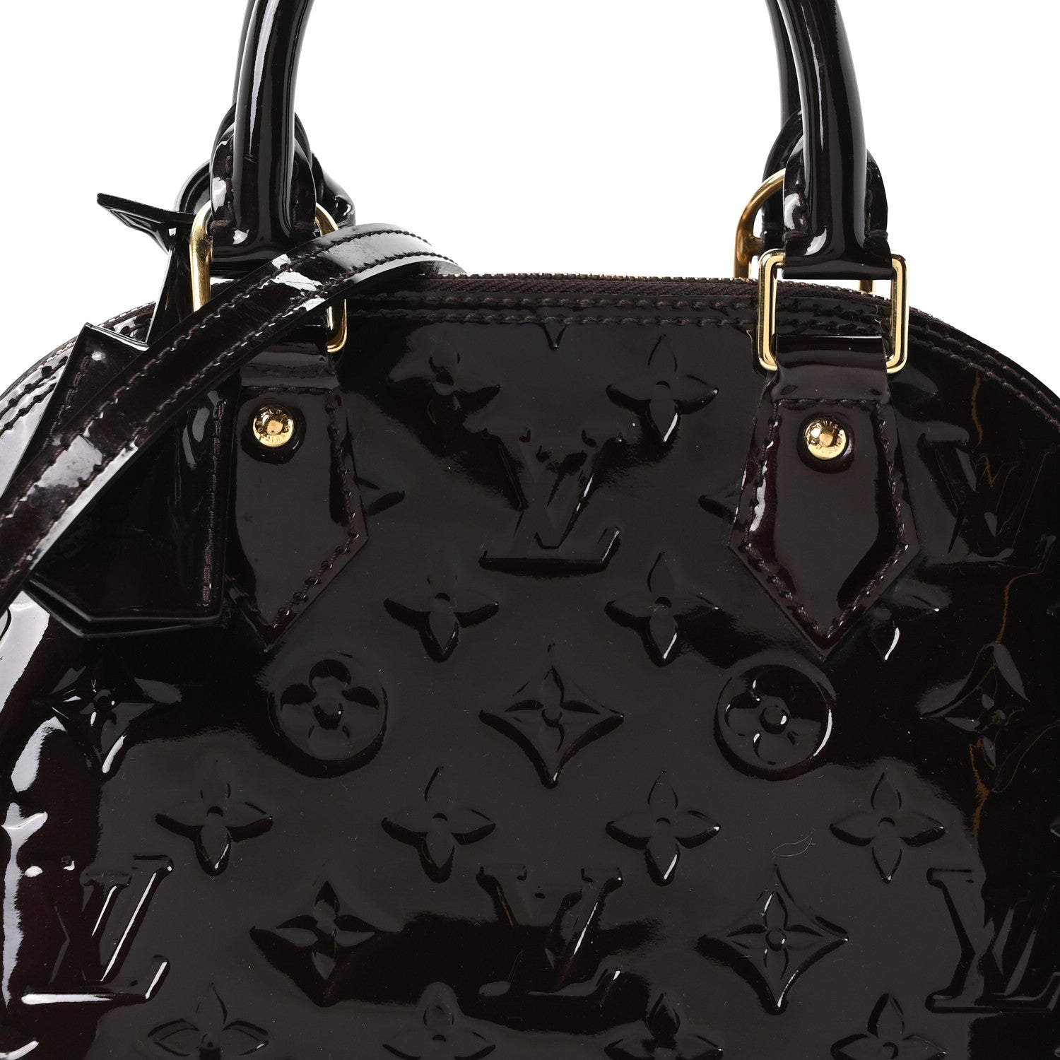 Louis Vuitton Vernis Alma BB Amarante 6 of 8