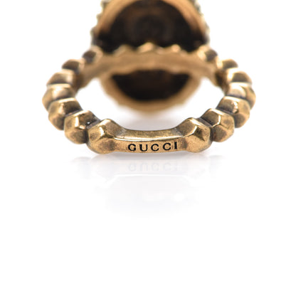 Gucci Crystal Pineapple Motif Ring M 4 of 6