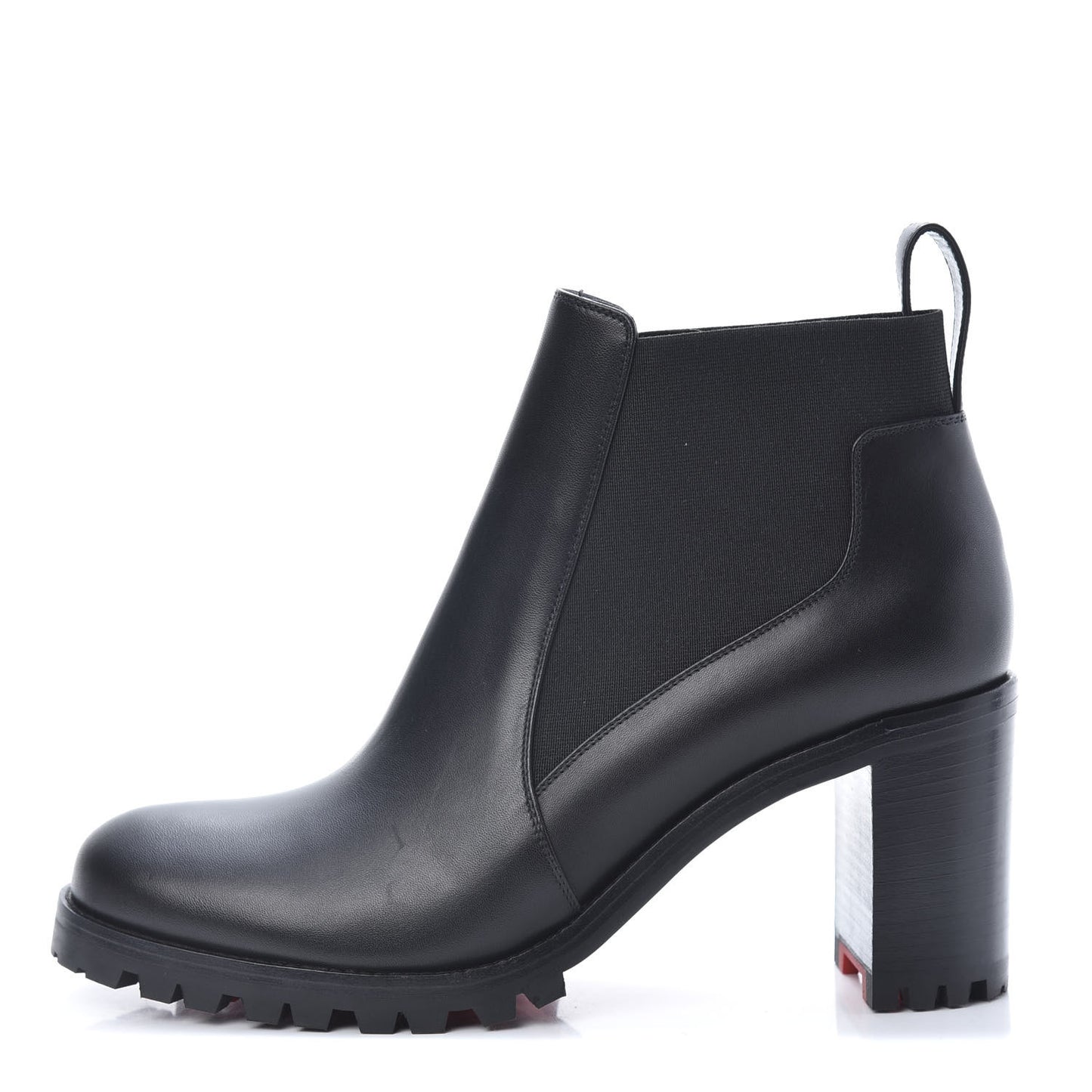 Calfskin Marchacroche 70 Chelsea Boots 40.5 Black