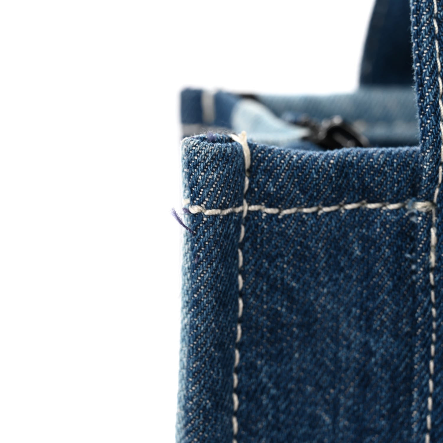 Marc Jacobs Denim Canvas Small Tote Bag Blue 12 of 13