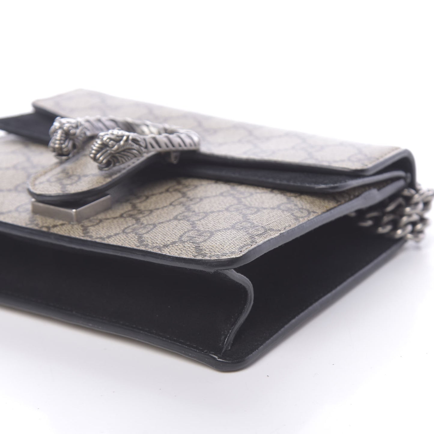 GG Supreme Monogram Mini Dionysus Shoulder Bag Black