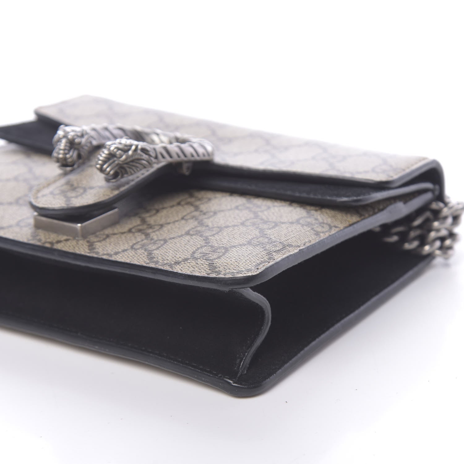Gucci GG Supreme Monogram Mini Dionysus Shoulder Bag Black 10 of 13