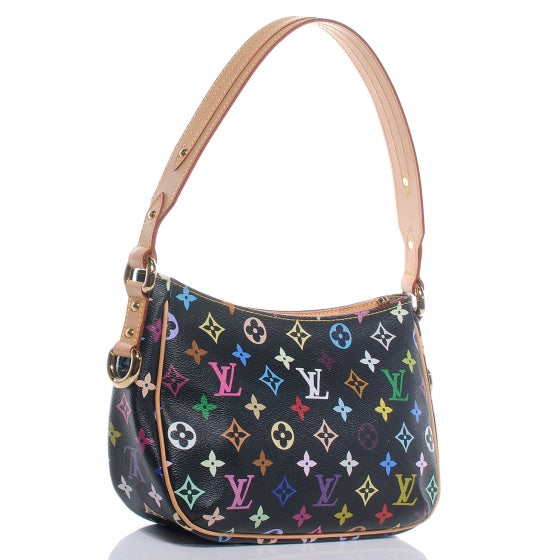 Louis Vuitton Monogram Multicolor Lodge PM Black 3 of 7
