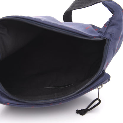 Balenciaga Twill Nylon Allover Logo Explorer Beltpack Bleu Canopee Rouge 5 of 9