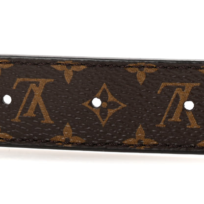 Louis Vuitton Calfskin Monogram 25mm LV Iconic Reversible Belt Black 95 38 Black 3 of 6