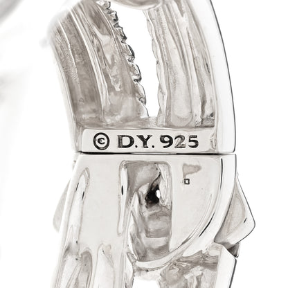 David Yurman Sterling Silver Diamond Labyrinth Link Bracelet 3 of 3