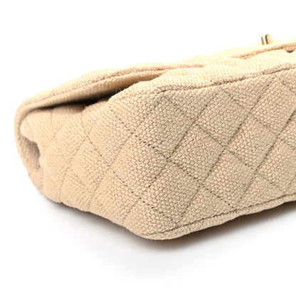 Chanel Tweed Raffia Coco Country Jumbo Flap 8 of 10