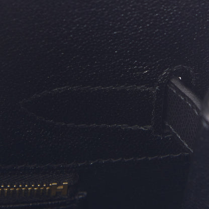 Hermes Madame Calfskin Birkin Sellier 30 Black 17 of 32