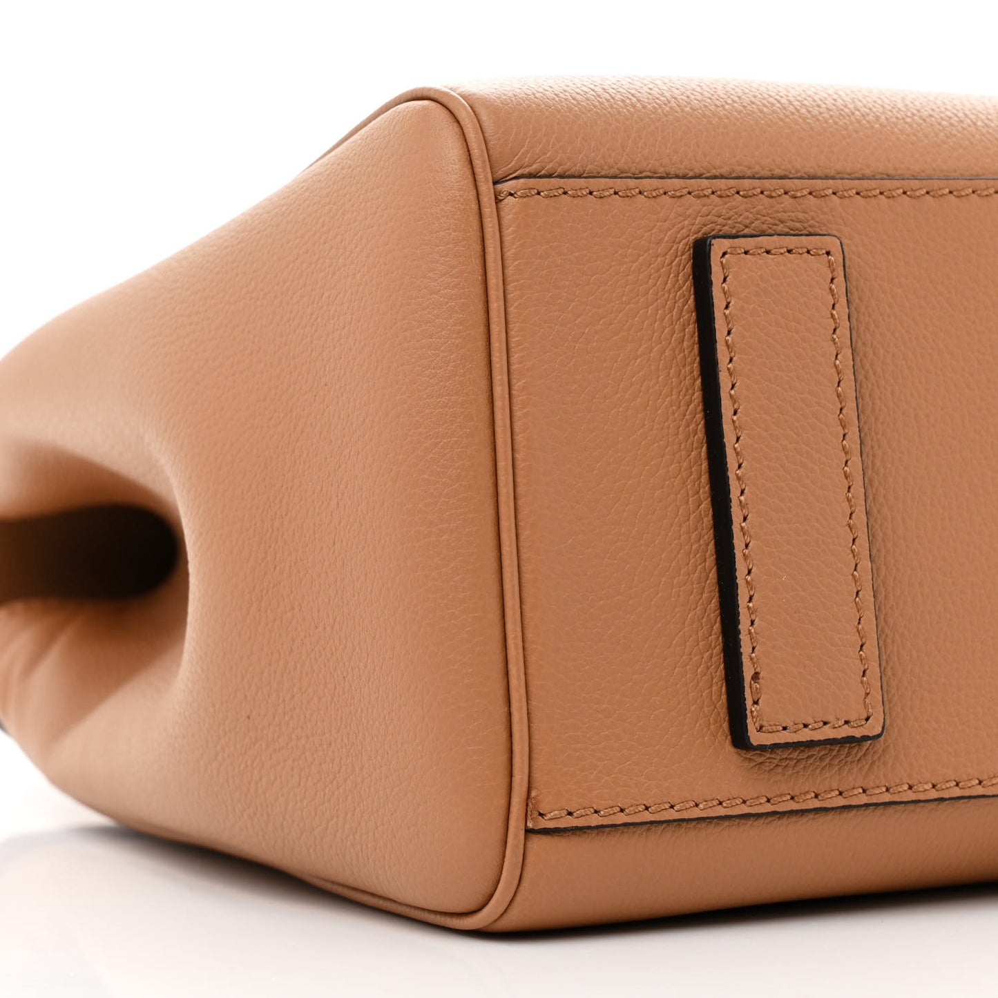 Grained Calfskin La Medusa Tote Caramel