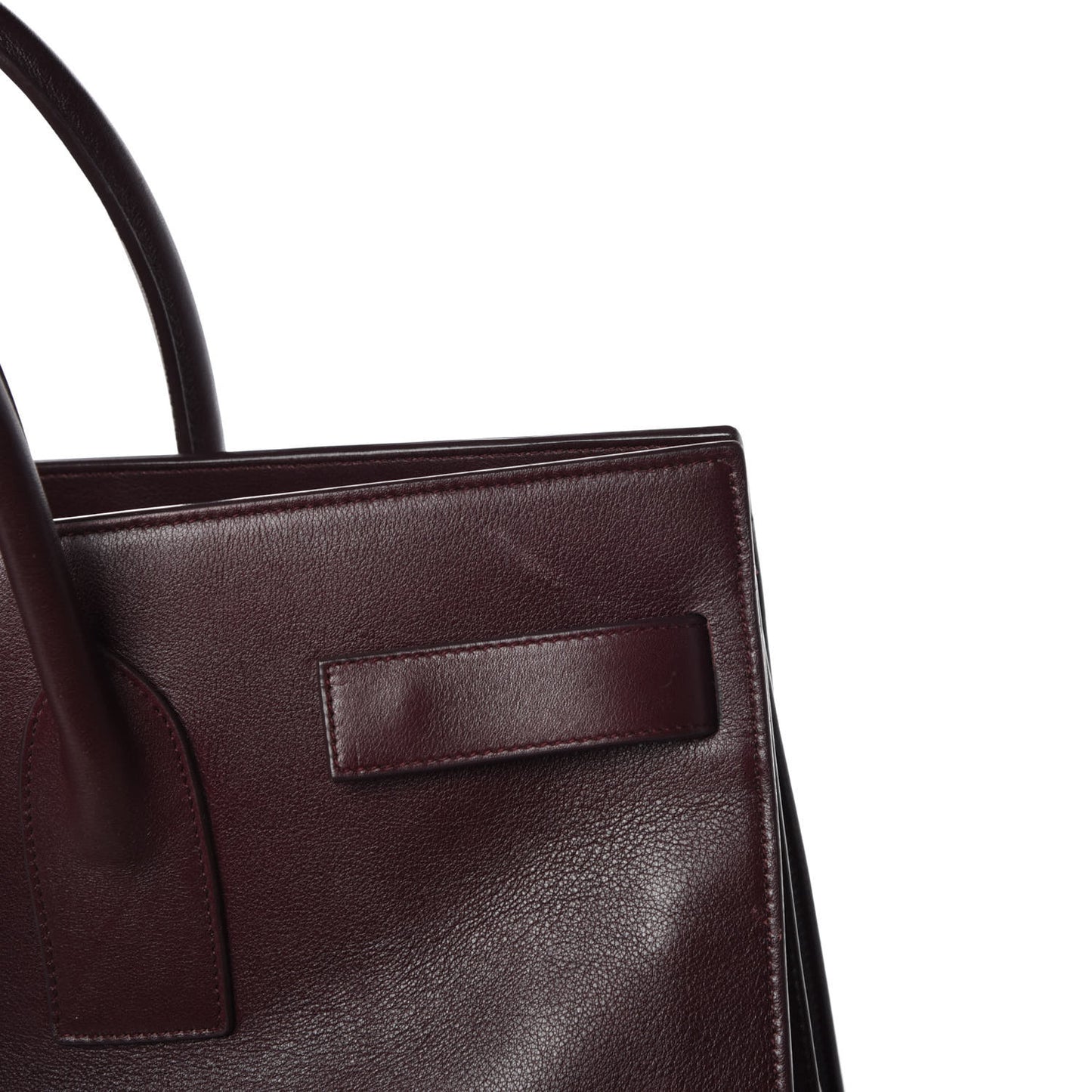 Calfskin Large Sac De Jour Carryall Bordeaux