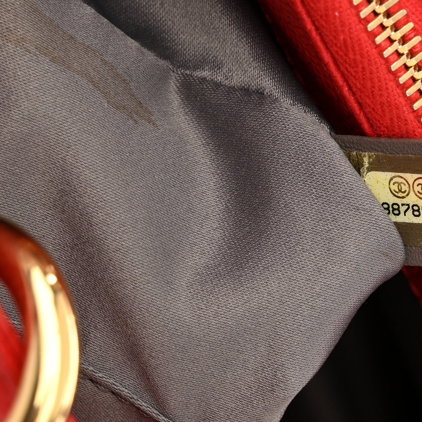 Caviar Quilted Grand Shopping Tote GST Red