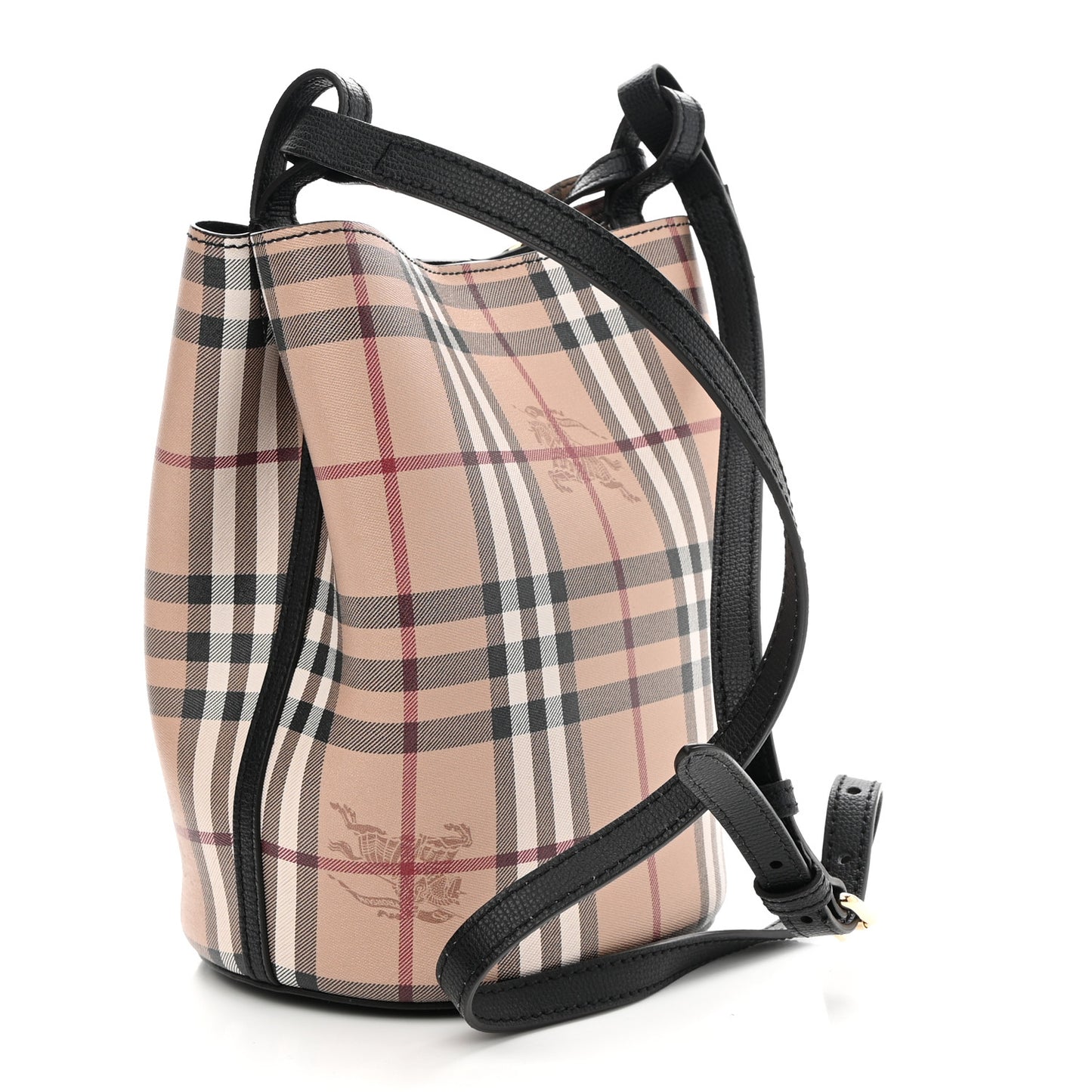 Haymarket Check Colours Small Lorne Bucket Crossbody Black