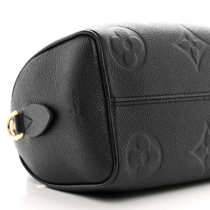Louis Vuitton Empreinte Monogram Giant Speedy Bandouliere 20 Black 8 of 9