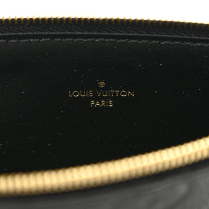 Louis Vuitton Empreinte Felicie Chain Wallet Zippered Insert Black 6 of 6