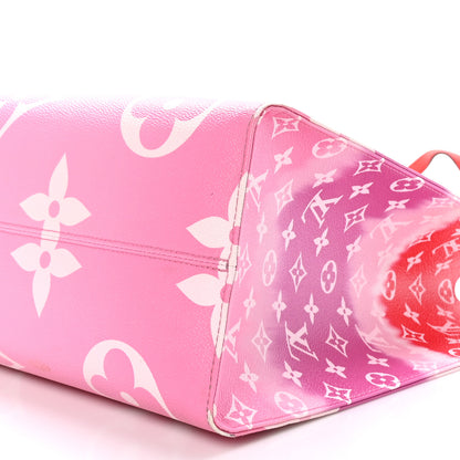 Louis Vuitton Monogram Escale Onthego GM Rouge 9 of 10