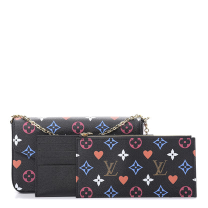 Louis Vuitton Game On Felicie Chain Wallet Black 13 of 13