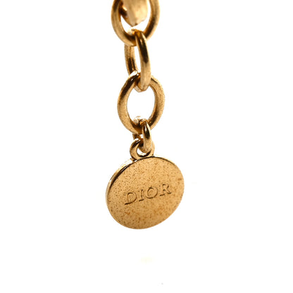 Christian Dior Metal Choker Necklace Gold 6 of 10