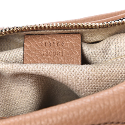 Gucci Pebbled Calfskin Small Soho Disco Bag Rose Beige 6 of 13