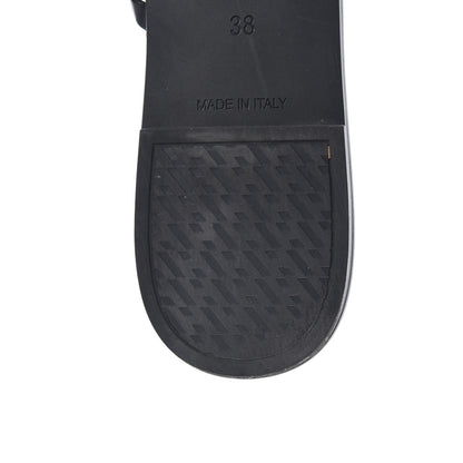 Hermes Rubber Chaine d'Ancre Rivage Sandals 38 Black 10 of 13