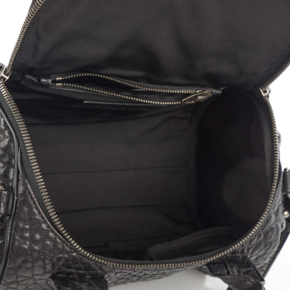 Alexander Wang Pebbled Lambskin Rockie Black w Black Nickel Hardware 5 of 8