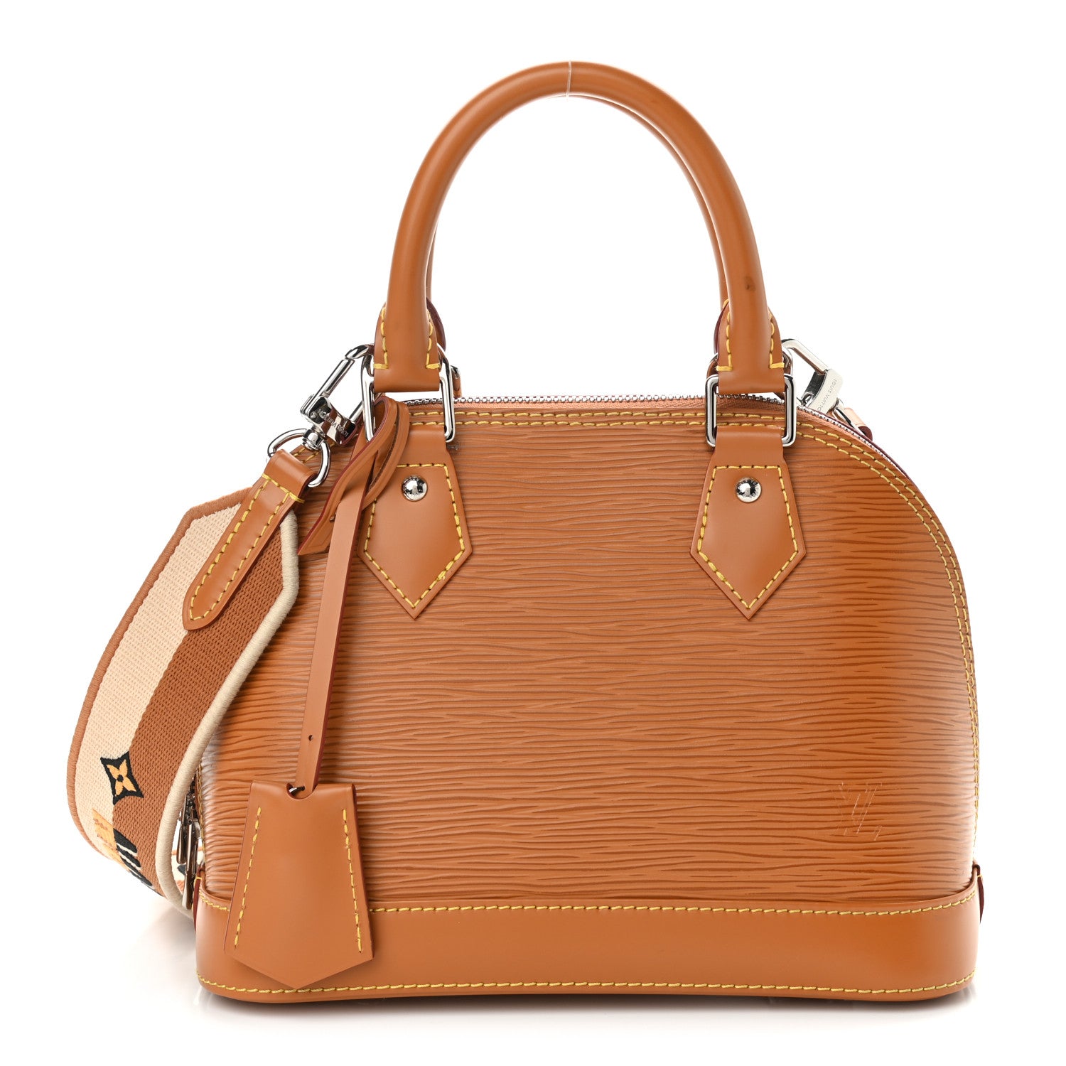 Louis Vuitton Epi Jacquard Alma BB Honey Gold 1 of 11