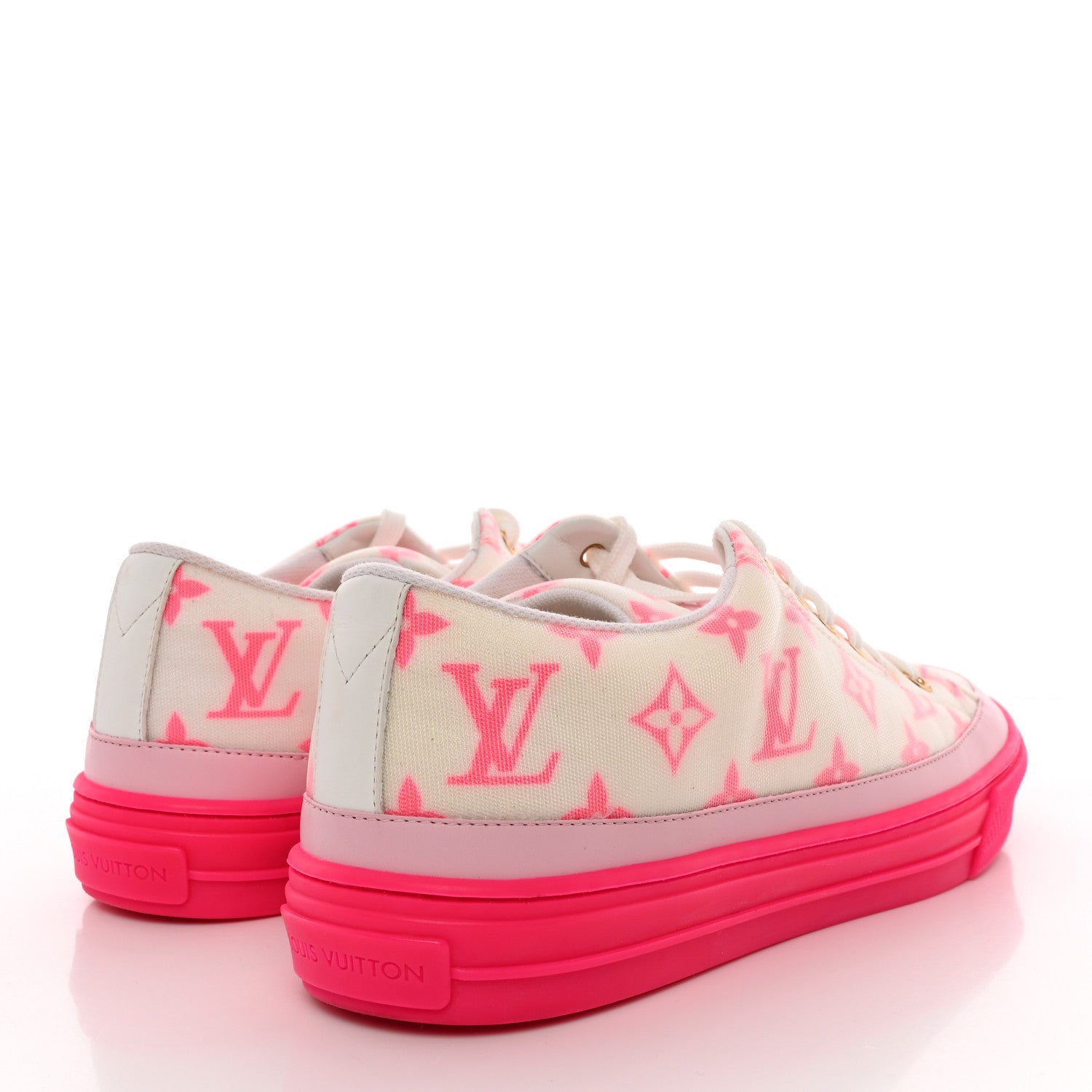 Louis Vuitton Technical Fabric Monogram Stellar Sneakers 39 Rose Pop 4 of 17