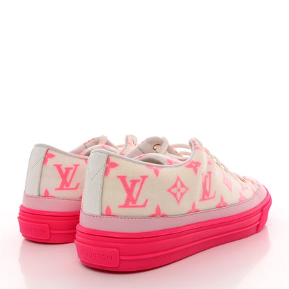 Louis Vuitton Technical Fabric Monogram Stellar Sneakers 39 Rose Pop 4 of 17