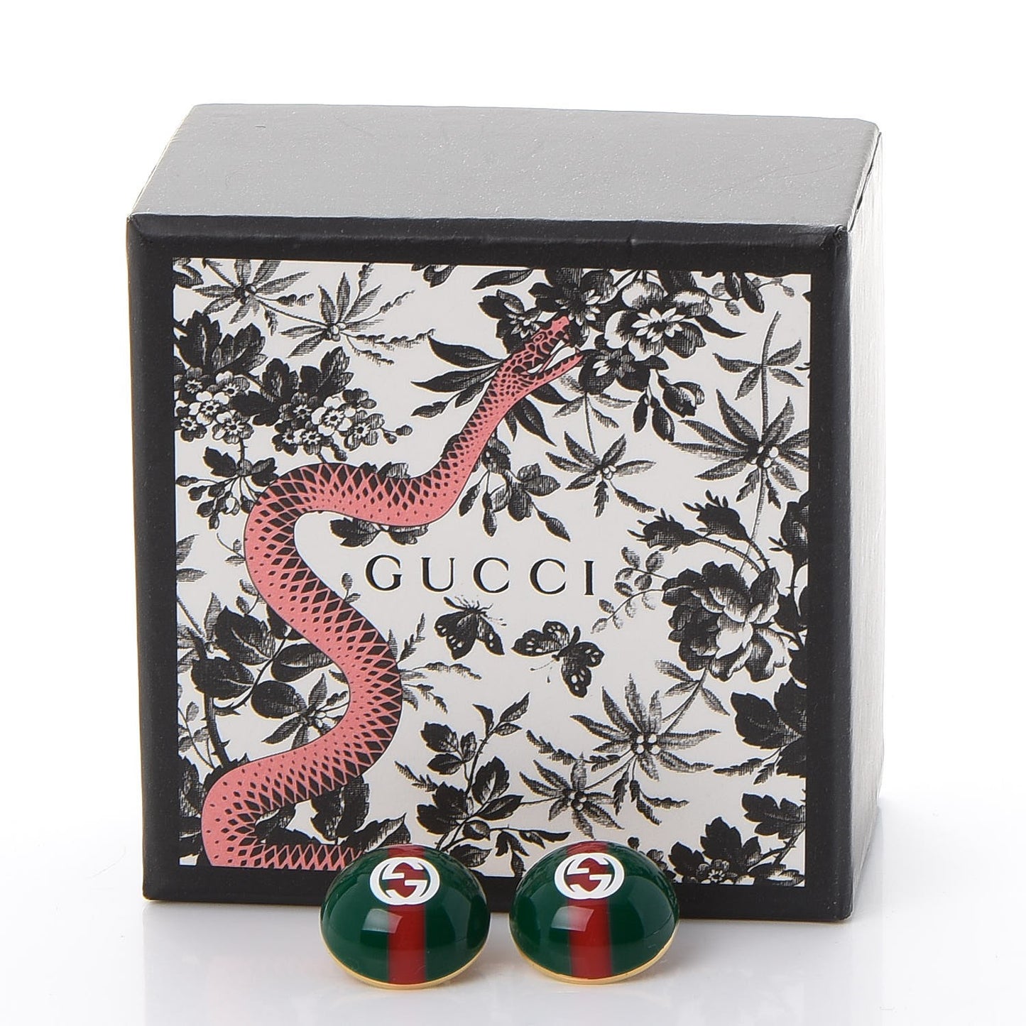 Resin Web Stud Earrings