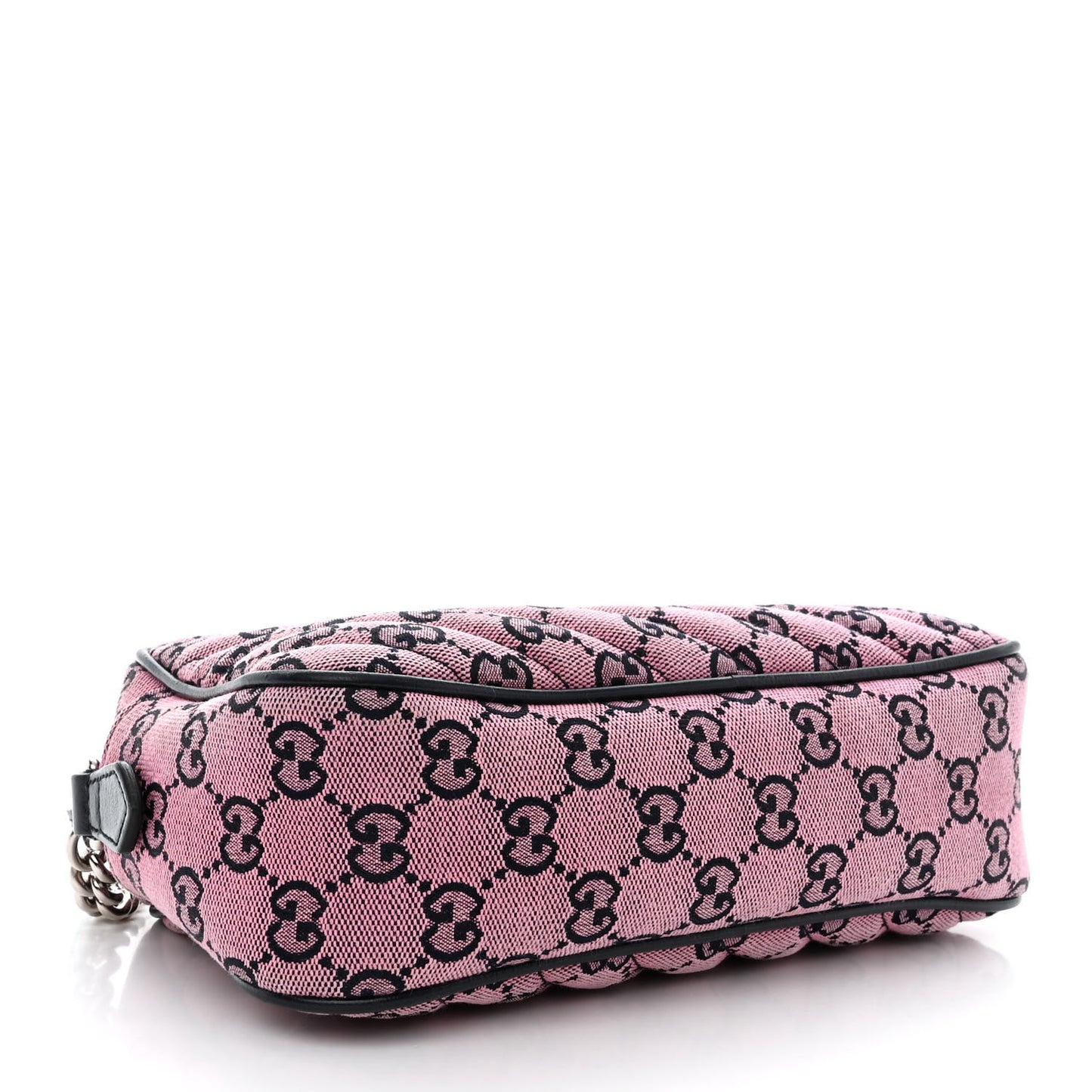 Monogram Multicolor Matelasse Diagonal Small GG Marmont Chain Shoulder Bag Pink Blue
