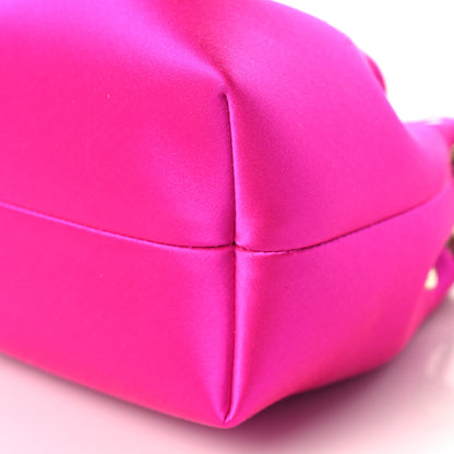 Jimmy Choo Satin Crystal Embellished Bon Bon Bag Fuchsia 7 of 8
