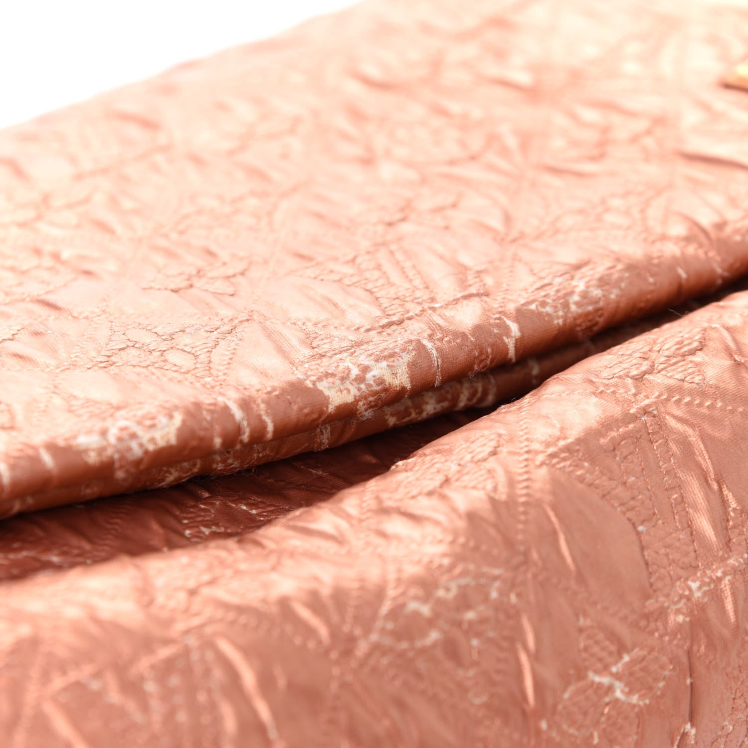 Louis Vuitton Jacquard Quilted Monogram Limelight Clutch GM Rose Gold 5 of 5