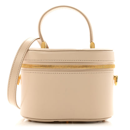 Christian Dior Calfskin CD Signature Vanity Caramel Beige 1 of 10