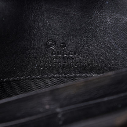 Gucci Microguccissima Crossbody Wallet Black 6 of 11