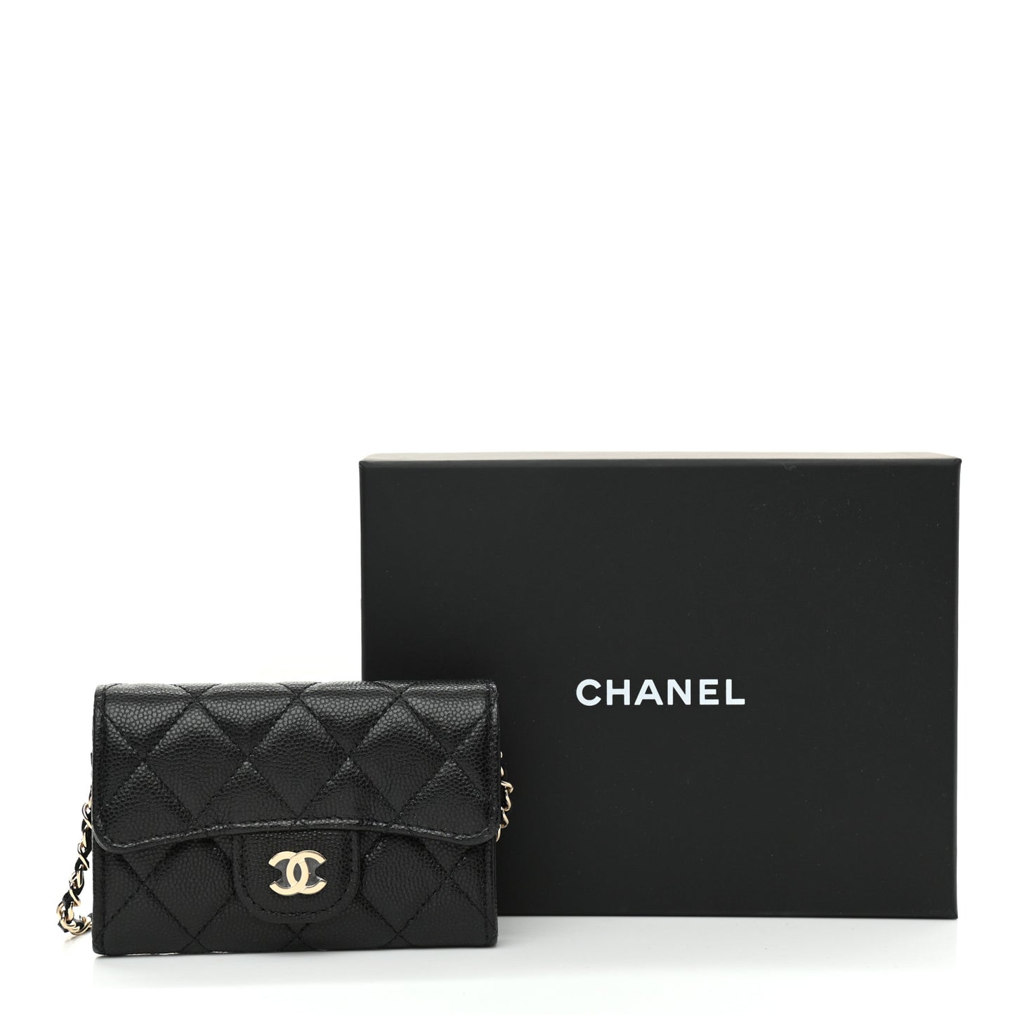Caviar Quilted Belt Bag Black