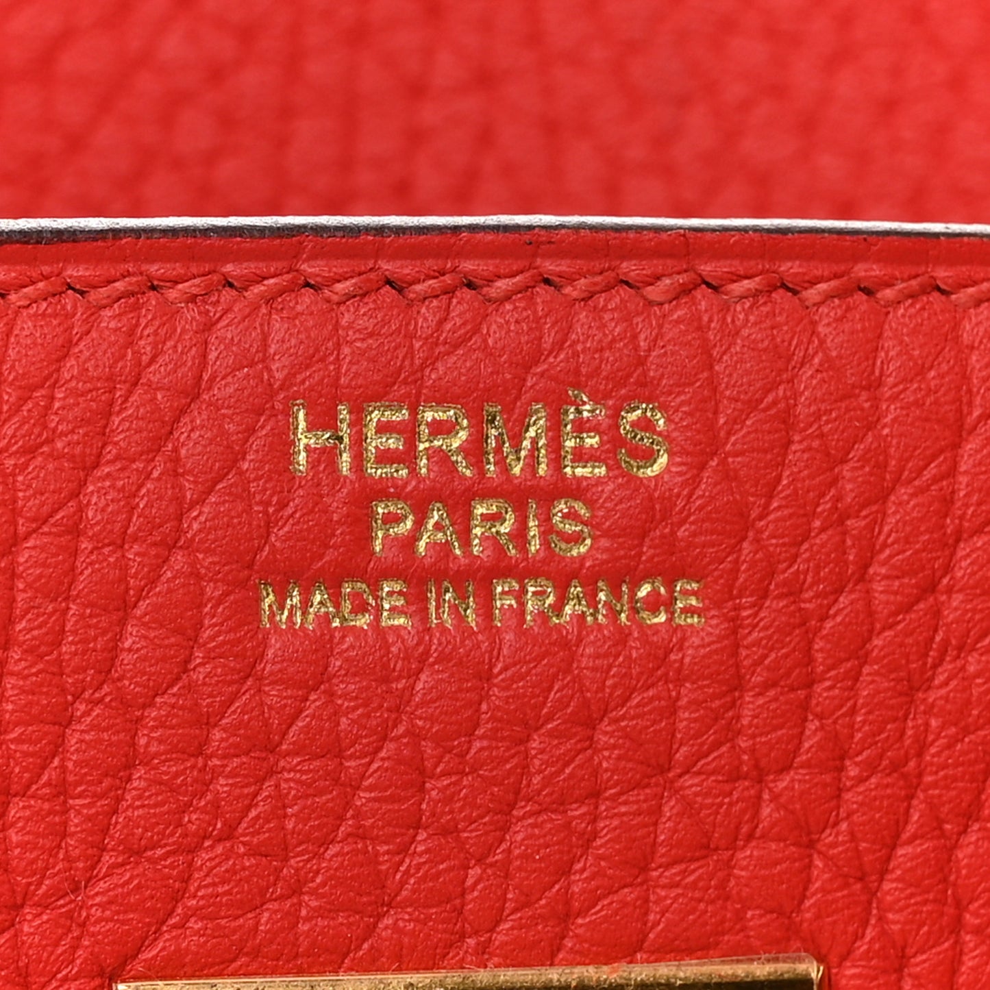 Togo Birkin 30 Rouge Tomate