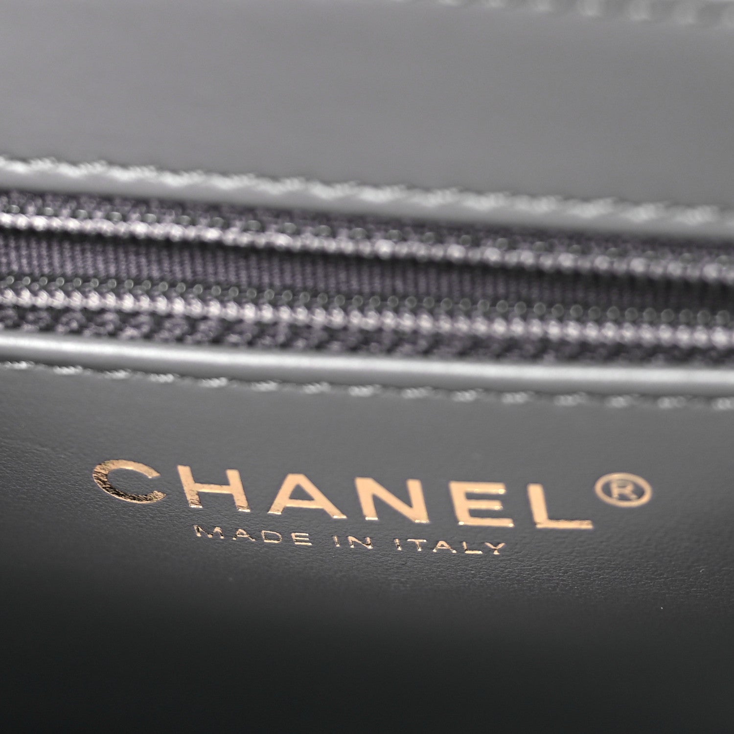 Chanel Shiny Aged Calfskin Quilted Nano Kelly Shopper Grey 6 of 11