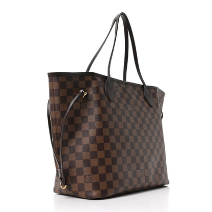 Louis Vuitton Damier Ebene Neo Neverfull MM Rose Ballerine 3 of 9