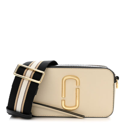Marc Jacobs Saffiano Small Snapshot Camera Bag New Cloud White Multicolor 1 of 14