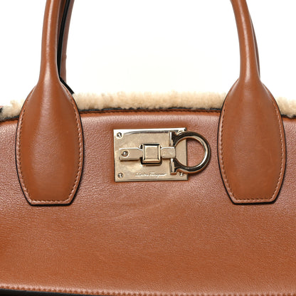 Salvatore Ferragamo Sheepskin Shearling The Studio Bag Sella 8 of 10