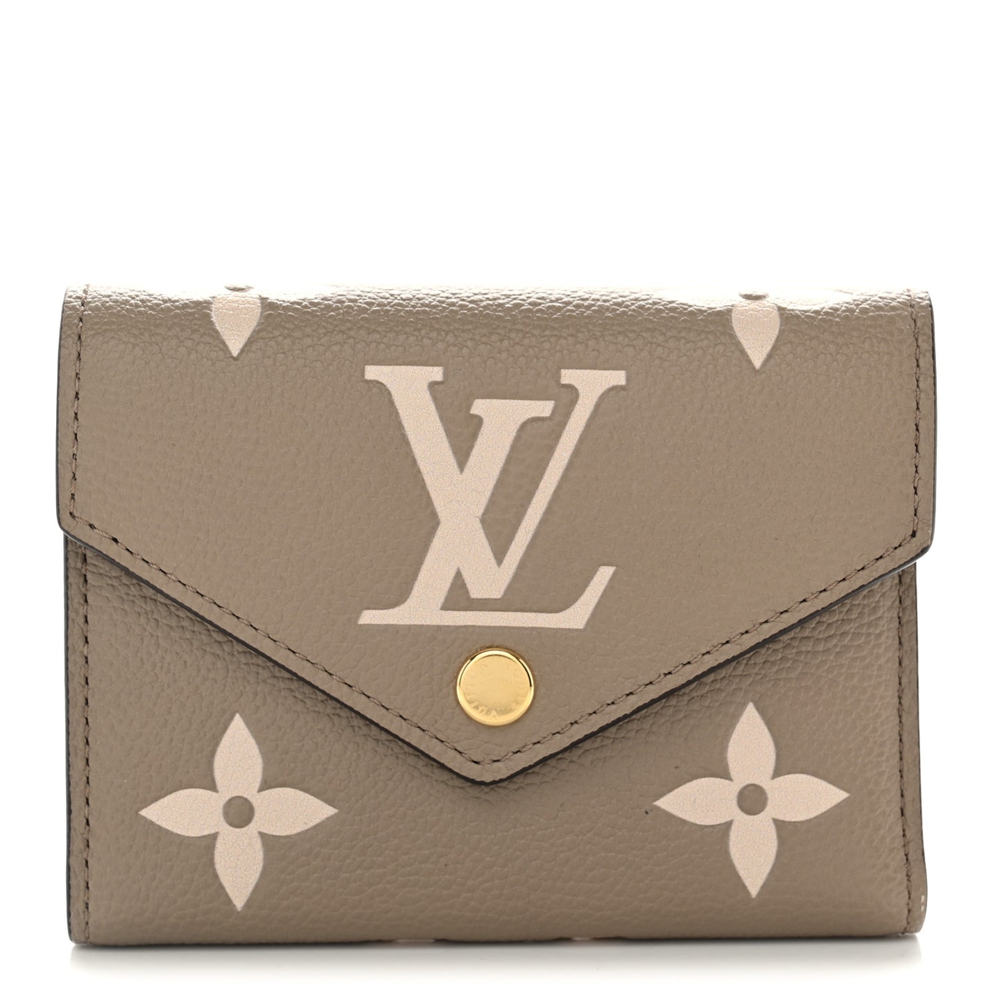 Empreinte Monogram Giant Victorine Wallet Tourterelle Creme